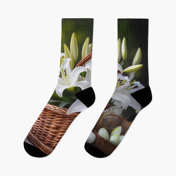 Item preview, Easter Lilies and Bunny designed and sold by Kathy Weaver.