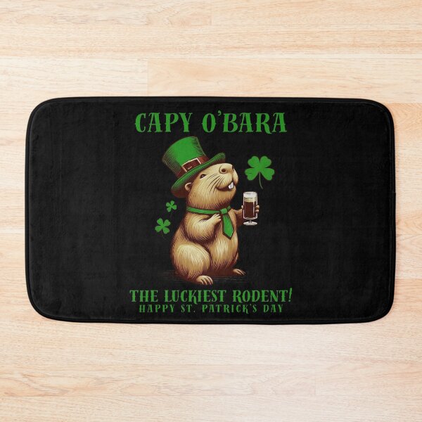 Item preview, Happy St. Patrick's Day Capybara Vibes The Luckiest Rodent designed and sold by DarekShop.