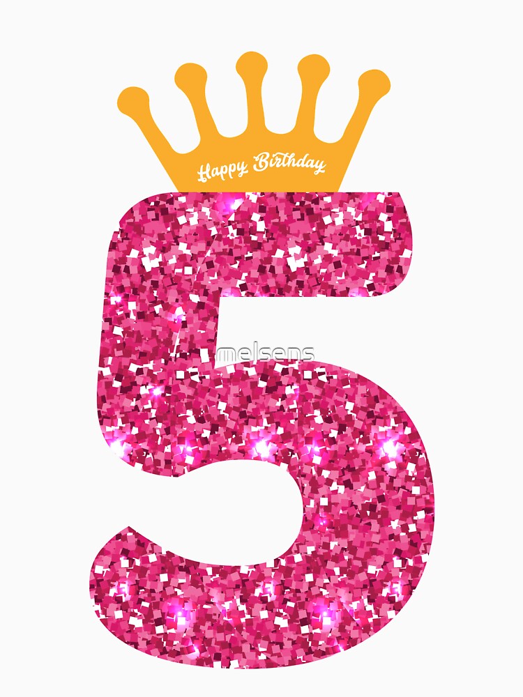 "5th Queens Crow Happy Birthday art for Girls" Essential T-Shirt for ...