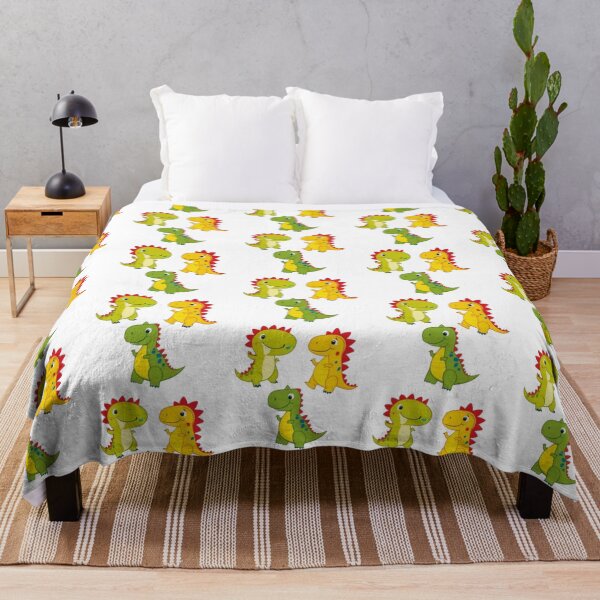 Item preview, Cute Green & Yellow Dinosaures designed and sold by adlkh.