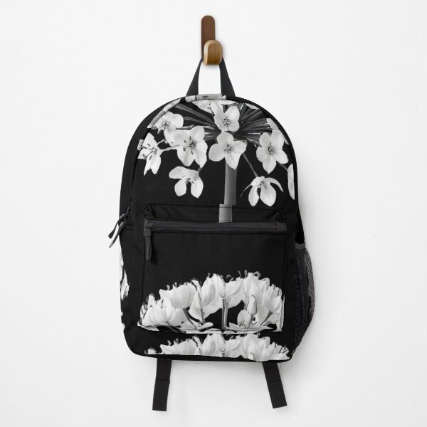 Item preview, Field Garlic wild flower in black and white colors v1 designed and sold by PiranhaEatFashion.