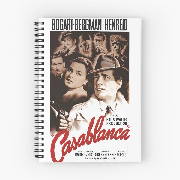 Item preview, A classic poster for the 1942 classic movie „Casablanca”, with Humphrey Bogart designed and sold by NIKI1105.