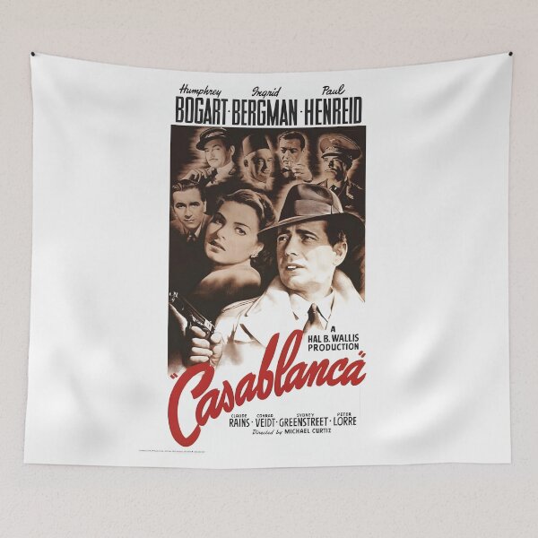 Item preview, A classic poster for the 1942 classic movie „Casablanca”, with Humphrey Bogart designed and sold by NIKI1105.