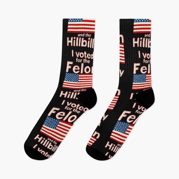 Item preview, I voted for the felon and the hillbilly designed and sold by IHateDumplings.