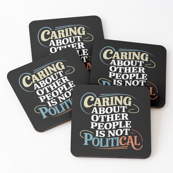 Item preview,  Caring About Other People Is Not Political- This is a perfect gift for activists, teachers, healthcare workers, and anyone who believes in the power of empathy, kindness, and equality. designed and sold by ZyziowskyArt.