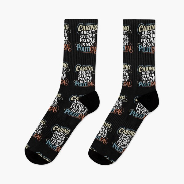 Item preview,  Caring About Other People Is Not Political- This is a perfect gift for activists, teachers, healthcare workers, and anyone who believes in the power of empathy, kindness, and equality. designed and sold by ZyziowskyArt.