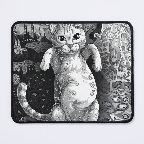 Item preview,  The Cat Bosch Abstract Klimt Art Lozhkin Illustraton Vintage Zentangle Art designed and sold by Witty Shirts.