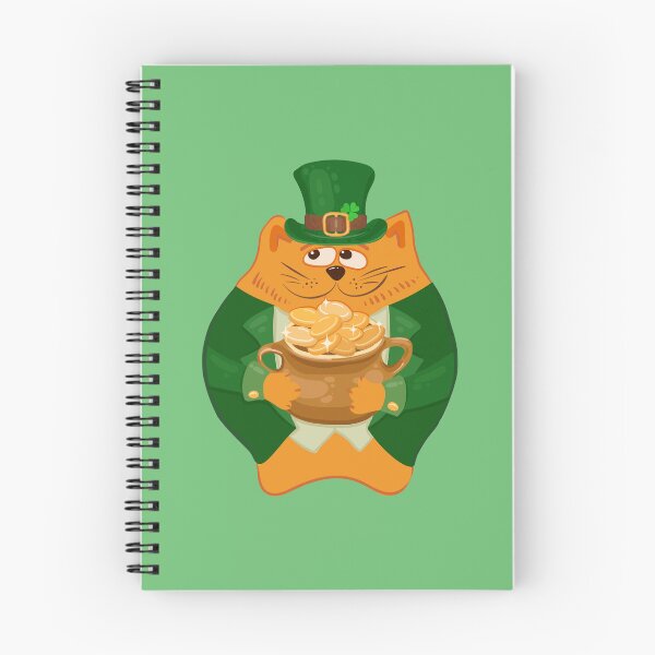 Item preview, Leprechaun cat with a pot of gold designed and sold by Deepness2023.