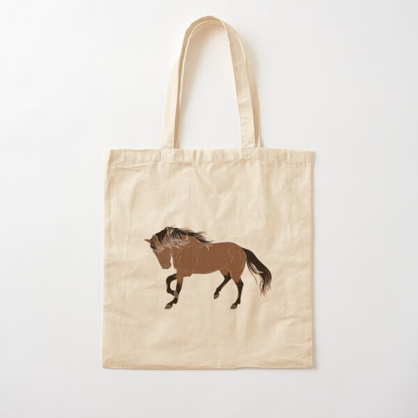 Aperçu de l'œuvre Cheval Barbe Espagnol, dessin cheval rouanné, cheval de selle, races de chevaux des États Unis créée et vendue par WebEquitation®.