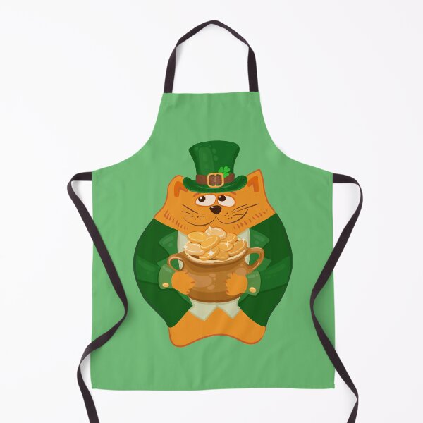 Item preview, Leprechaun cat with a pot of gold designed and sold by Deepness2023.
