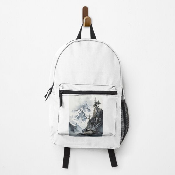 Item preview, Drawing of winter mountain designed and sold by MiraCleAI.