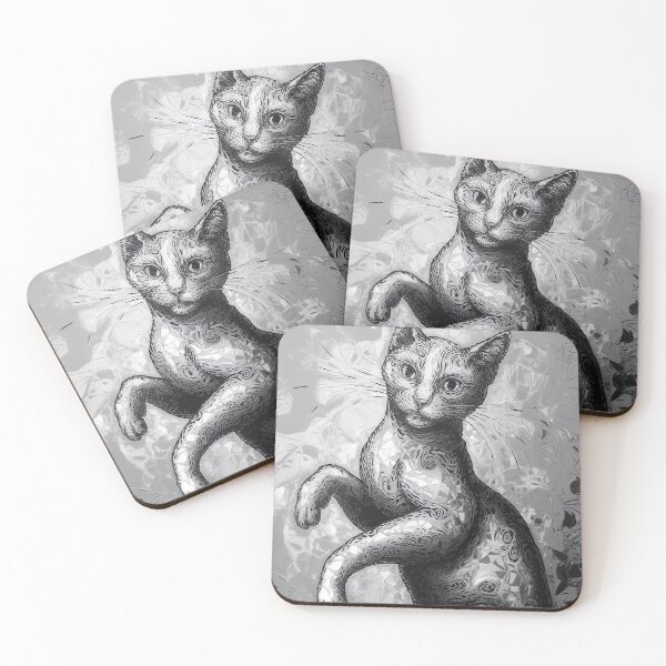 Item preview, Cat Bosch Abstract Klimt Art Lozhkin Illustraton Vintage Zentangle Art designed and sold by Witty Shirts.