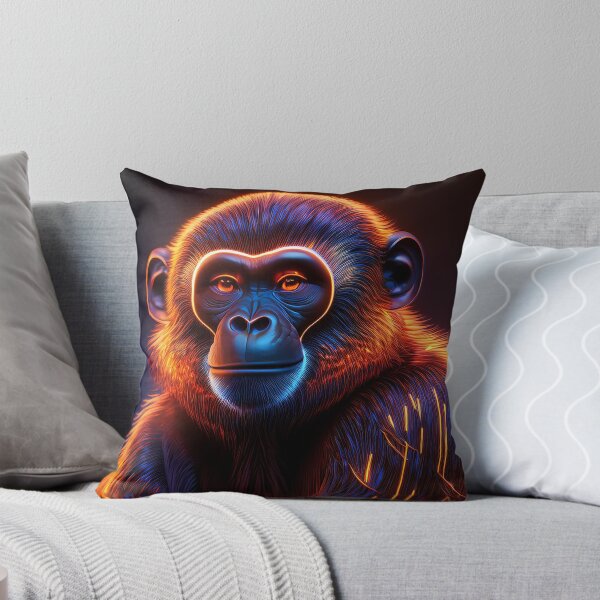 Item preview, Fire | Glowing Neon Monkey Collection | Hyperrealistic designed and sold by monkeybusiness.pt.