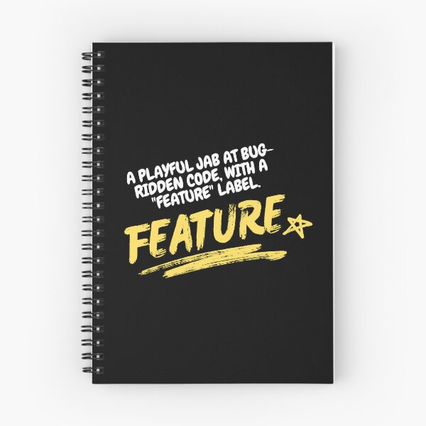 Item preview, Bug with Feature label designed and sold by Programming Jokes.