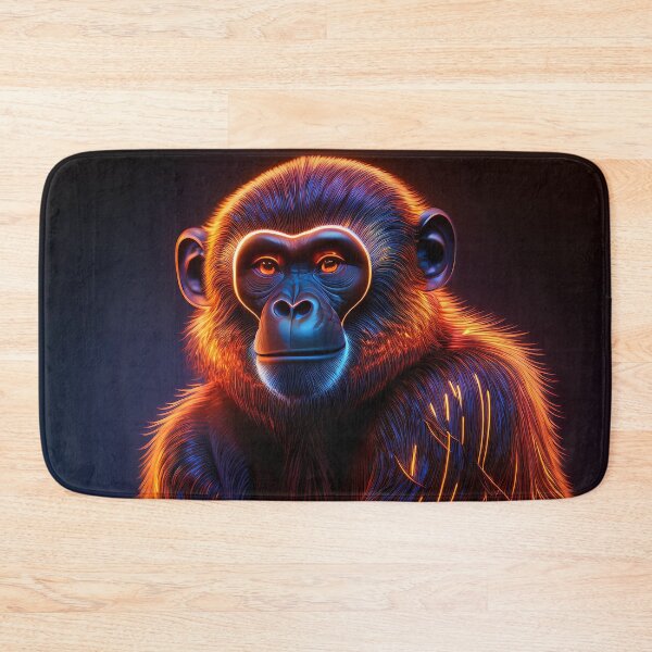 Item preview, Fire | Glowing Neon Monkey Collection | Hyperrealistic designed and sold by monkeybusiness.pt.