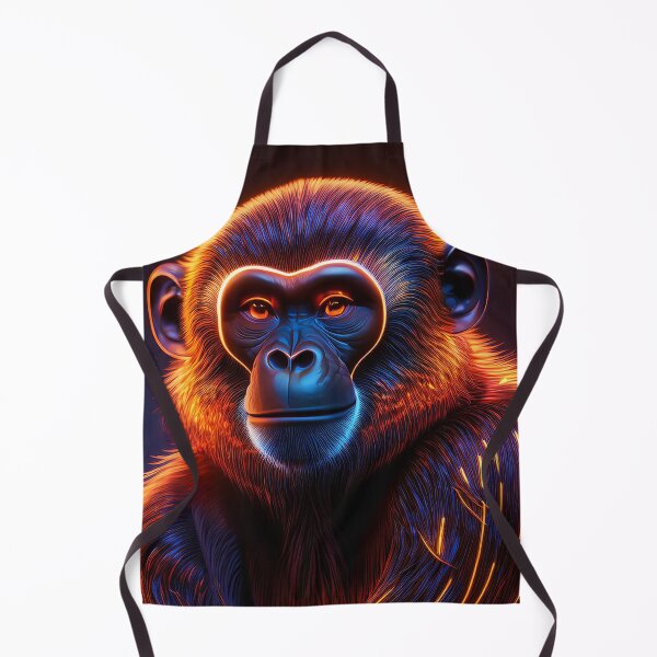 Item preview, Fire | Glowing Neon Monkey Collection | Hyperrealistic designed and sold by monkeybusiness.pt.