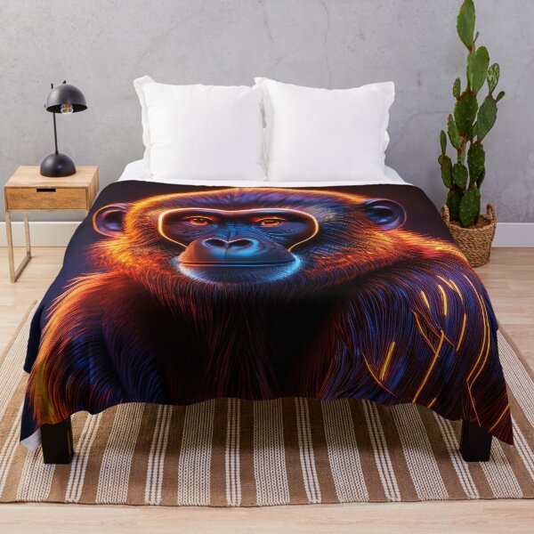 Item preview, Fire | Glowing Neon Monkey Collection | Hyperrealistic designed and sold by monkeybusiness.pt.