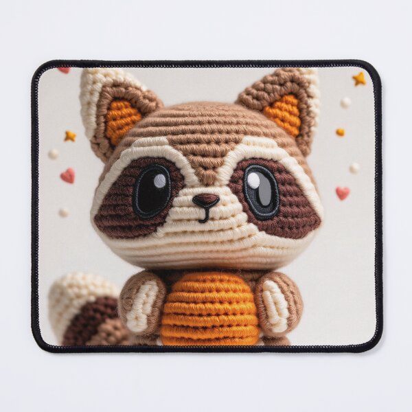 Item preview, Ultra-Detailed Chibi Playful Raccoon designed and sold by iadescontrolada.