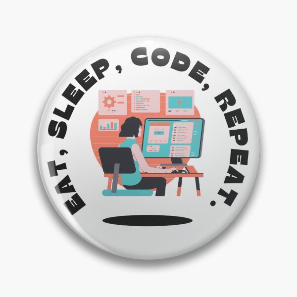 Item preview, Eat, Sleep, Code, Repeat.. - Light Color designed and sold by Programming Jokes.