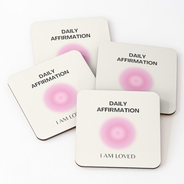 Aperçu de l'œuvre Affirmations quotidiennes, affirmations positives, vibrations spirituelles positives, art du dégradé d'aura créée et vendue par Magic Love Art Print.