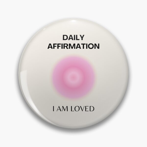 Item preview, Daily Affirmations, Positive Affirmations, Positive Spiritual Vibes, Aura Gradient Art designed and sold by Magic Love Art Print.