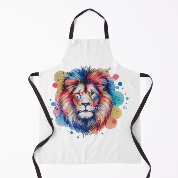 Item preview, A lion with a colorful background. designed and sold by Marcoshop10.