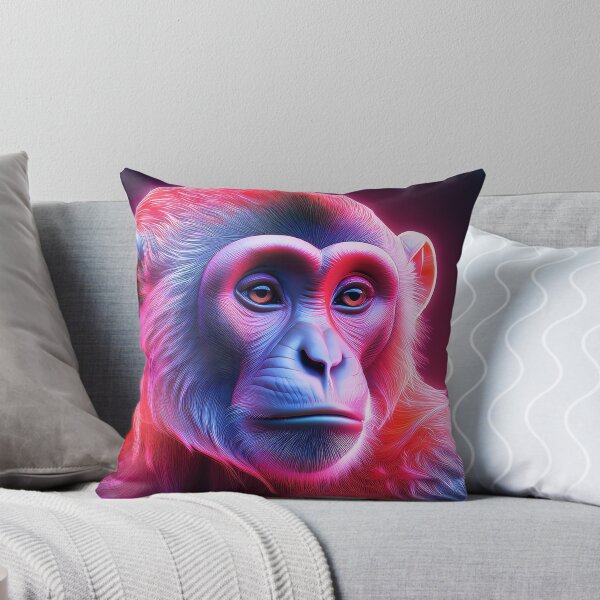 Item preview, Coral Pink | Glowing Neon Monkey Collection | Hyperrealistic designed and sold by monkeybusiness.pt.