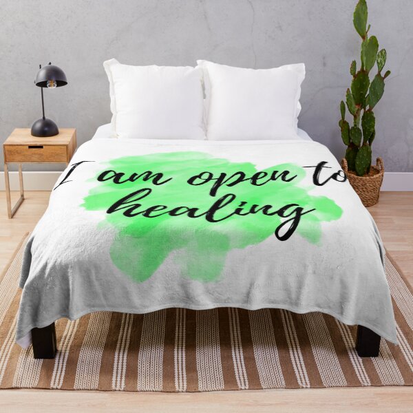 Item preview, I am open to healing - Positive Affirmations - For Depression [ 2025 - Collection ] designed and sold by elmsstudios.