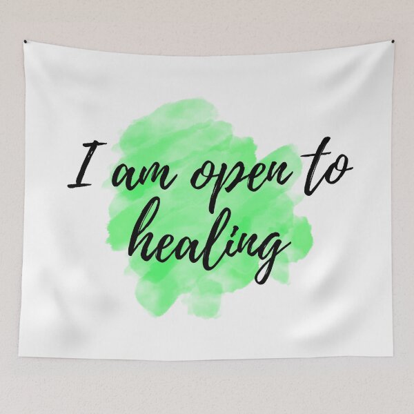 Item preview, I am open to healing - Positive Affirmations - For Depression [ 2025 - Collection ] designed and sold by elmsstudios.