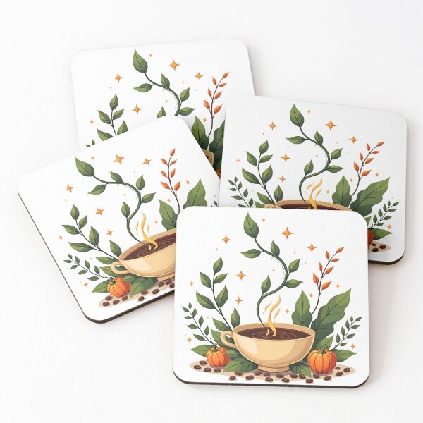 Item preview, A Cup of Coffee in Autumn designed and sold by MigWhimsy.