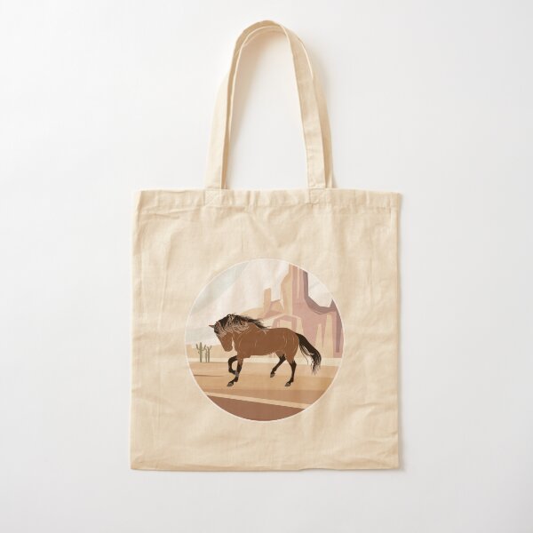 Aperçu de l'œuvre Cheval Barbe Espagnol, cheval rouanné sur un fond de paysage, cheval de selle, races de chevaux des États Unis créée et vendue par WebEquitation®.