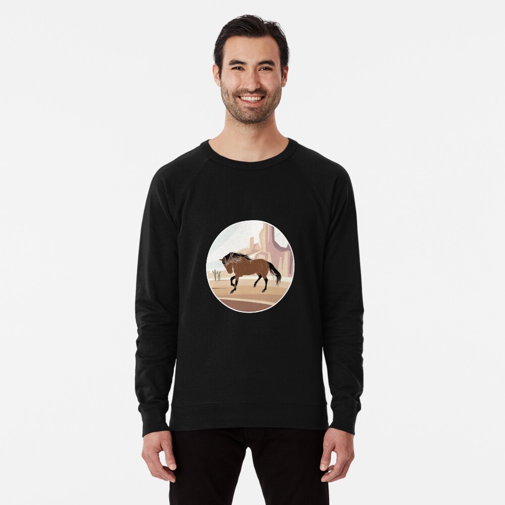 Aperçu de l'œuvre Sweatshirt léger créée et vendue par WebEquitation.