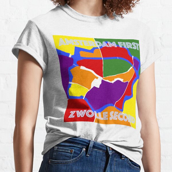 Item preview, Netherlands Zwolle City Centre rainbow colorized  designed and sold by FOTOwerk_Fris-Art.