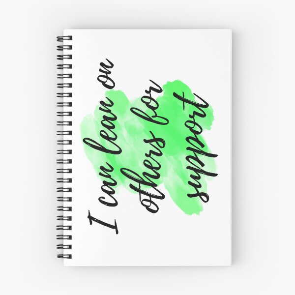 Item preview, I can lean on others for support - Positive Affirmations - For Depression [ 2025 - Collection ] designed and sold by elmsstudios.