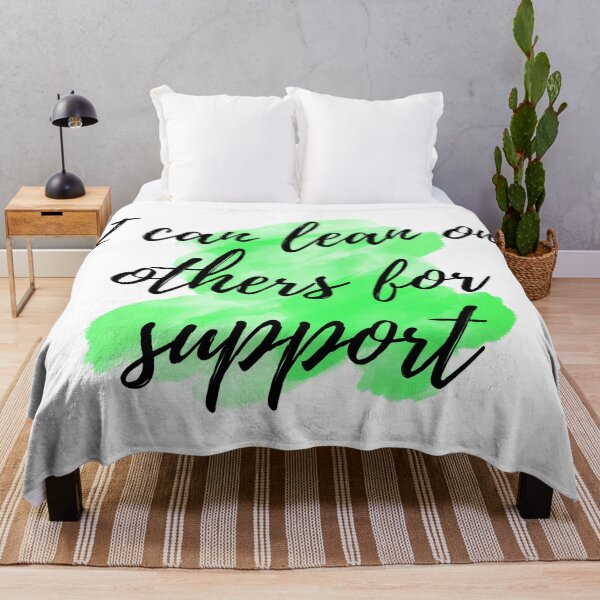 Item preview, I can lean on others for support - Positive Affirmations - For Depression [ 2025 - Collection ] designed and sold by elmsstudios.