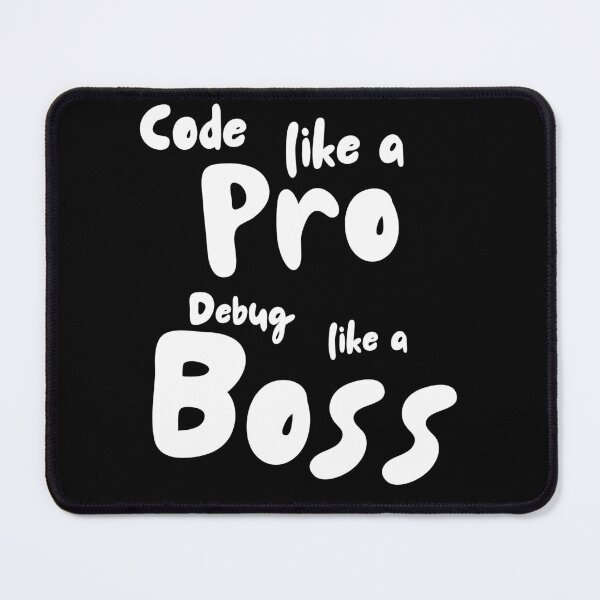 Item preview, Code Like a Pro Debug Like a Boss - Dark Color designed and sold by Programming Jokes.