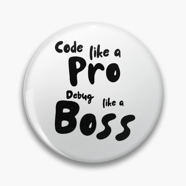 Item preview, Code Like a Pro Debug Like a Boss - Light Color designed and sold by Programming Jokes.