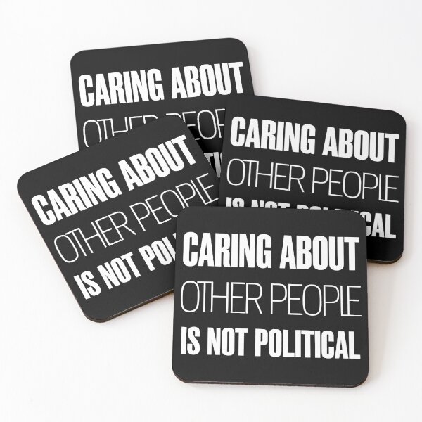Item preview,  Caring About Other People Is Not Political- This is a perfect gift for activists, teachers, healthcare workers, and anyone who believes in the power of empathy, kindness, and equality. designed and sold by ZyziowskyArt.
