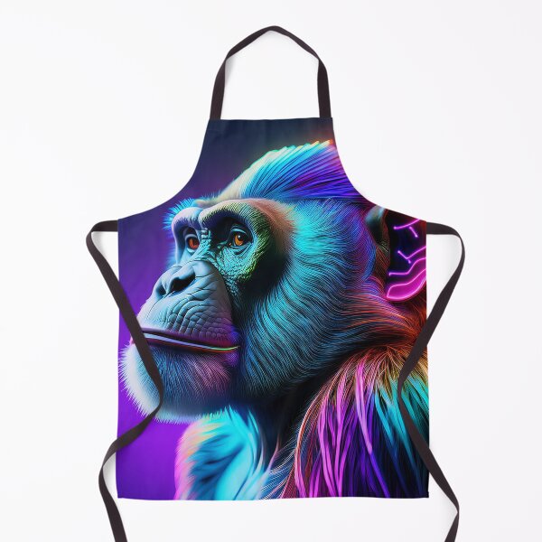 Item preview, Psychedelic Guru | Glowing Neon Monkey Collection | Hyperrealistic designed and sold by monkeybusiness.pt.