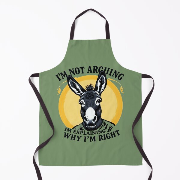 Item preview, Stubborn Donkey - Not Arguing, Just Right designed and sold by Dakson Design - Fantasy Art.