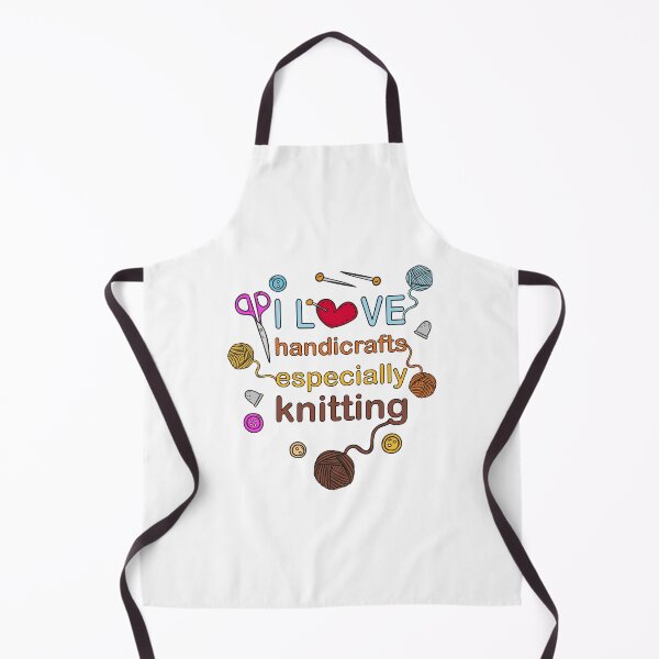 Item preview, I Love Handicrafts Especially Knitting | Crafting & Yarn Art designed and sold by MONTRIS.