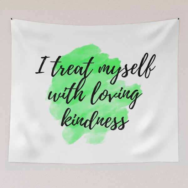 Item preview, I treat myself with loving kindness - Positive Affirmations - For Depression [ 2025 - Collection ] designed and sold by elmsstudios.