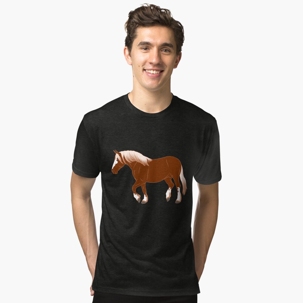 Aperçu de l'œuvre T-shirt chiné créée et vendue par WebEquitation.