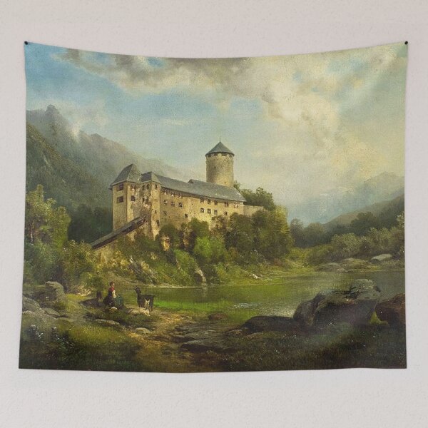 Item preview, Landscape with Castle designed and sold by tomorrowsart.