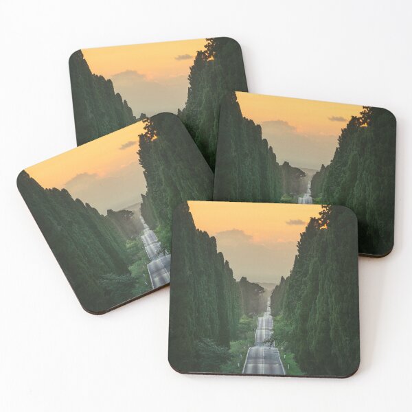 Item preview, The Avenue of Bolgheri at sunset. Maremma, Tuscany, Italy designed and sold by Stefano Orazzini.