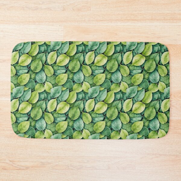 Item preview, Leaves leaf watercolor pattern background nature theme gifts designed and sold by cheekylorns.