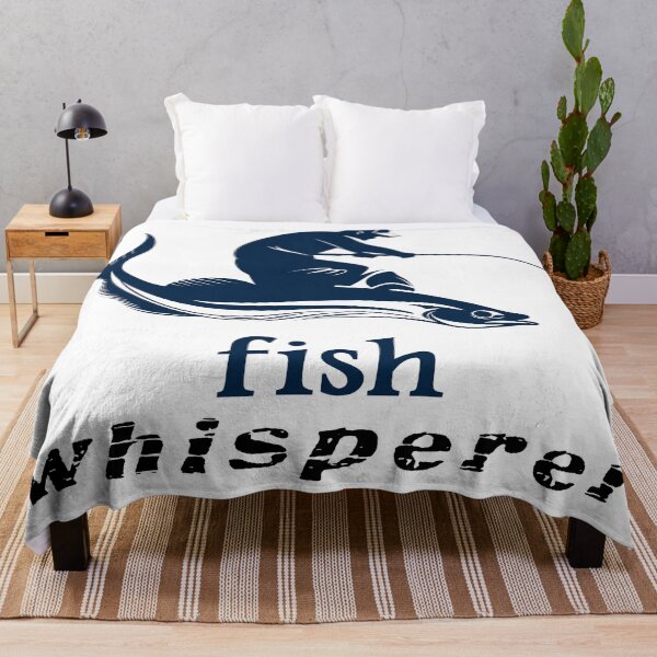 Item preview, Fish Whisperer surfing on a fish designed and sold by JanChryzostom.