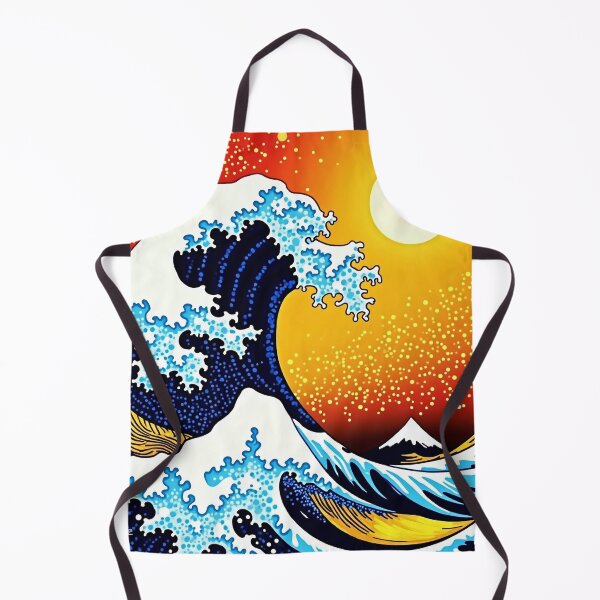 Vista previa del artículo con la obra «Onda mítica – Diseño energético con sol y montaña – Pop Art japonés», diseñado y vendido por MiraboliK.