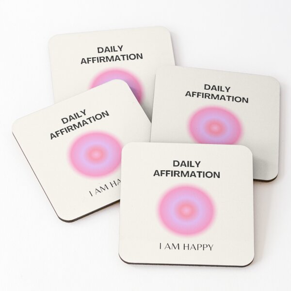 Aperçu de l'œuvre Affirmation quotidienne, affirmation positive, positif, spirituel, aura gradient art créée et vendue par Magic Love Art Print.