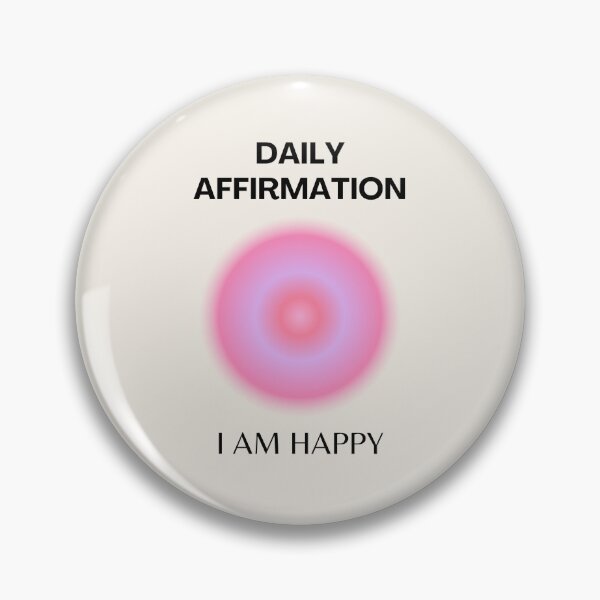 Aperçu de l'œuvre Affirmation quotidienne, affirmation positive, positif, spirituel, aura gradient art créée et vendue par Magic Love Art Print.